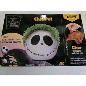 New In Box Disneys Jack Skellington Chia Pet Planter Nightmare Before Christmas